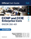 book cover: CCNP and CCIE Enterprise Core ENCOR 350-401 Official Cert Guide, 2nd Edition