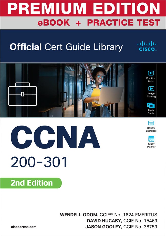 CCNA 200-301 Official Cert Guide Library Premium Edition and Practice Test